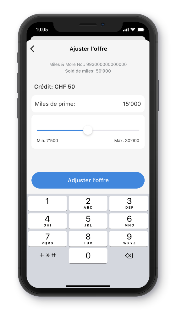 swiss-miles-and-more-milespay-app-schritt2-fr