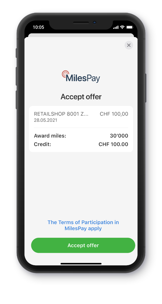 swiss-miles-and-more-milespay-app-schritt3-en